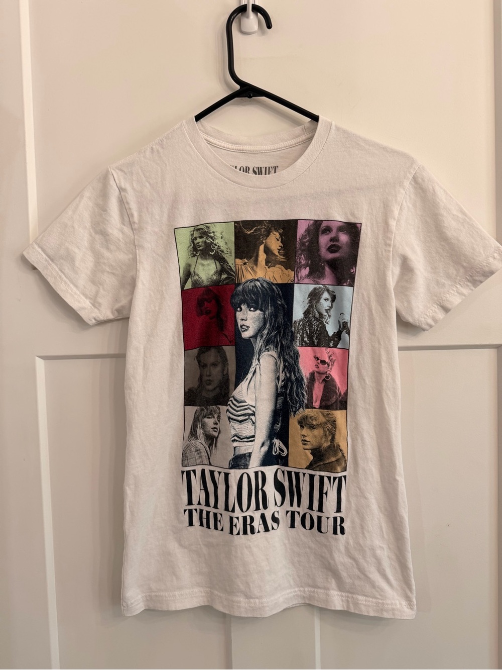 Taylor Swift Eras Tour 2023 White Tee, XS, Great Condition, Tour Locations